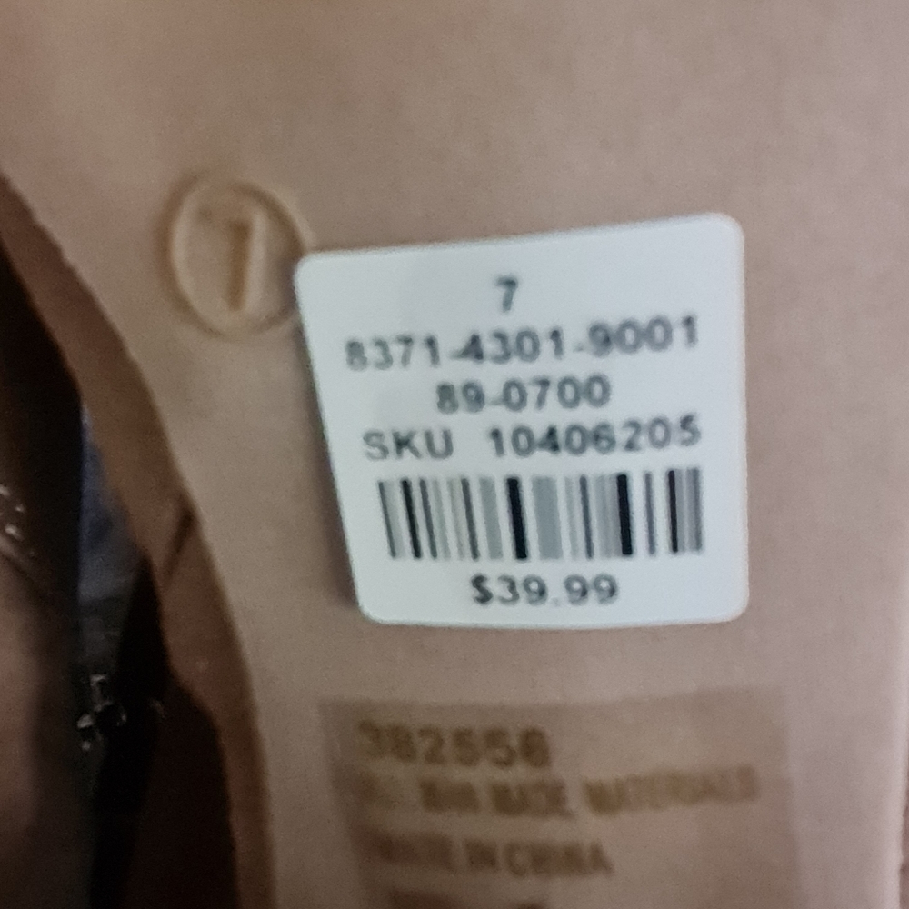 SOLD NWT Charlotte Russe Over The Knee Boots Taupe Sz 7 - Picture 8 of 12